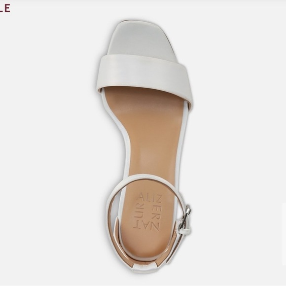 Naturalizer Joy Ankle Strap Wedding/ Dress Square Toe Satin Sandals- NWT- size 5 - Picture 2 of 11